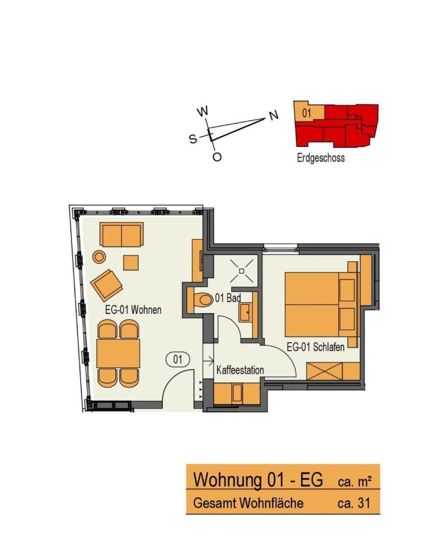 Woge2 Appartement 1 Боркум Екстериор снимка